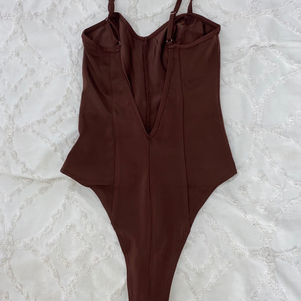 Brown Bodysuit
